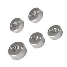 M3 M4 Stainless Steel ss316 Round Nut with Set Pin Hole in Side DIN548